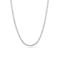 Tennis Necklace (Silver)