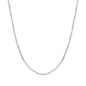 Layering Box Chain Necklace (Silver)