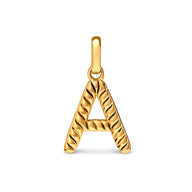 Entwine Initial Pendant (Gold)
