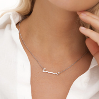 Signature Name Necklace (Silver)