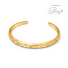 Moon and Back Bangle (Gold)