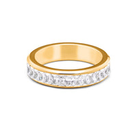 Shine On Crystal Band Ring (Gold)