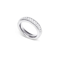 Shine On Crystal Band Ring (Silver)