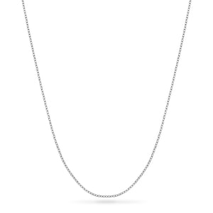 Layering Fine Chain Necklace 18-20 in (Silver) - Sterling Silver