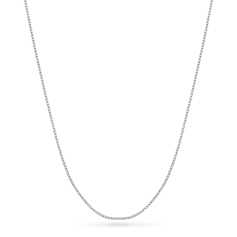 Layering Fine Chain Necklace 18-20 in (Silver) - Sterling Silver