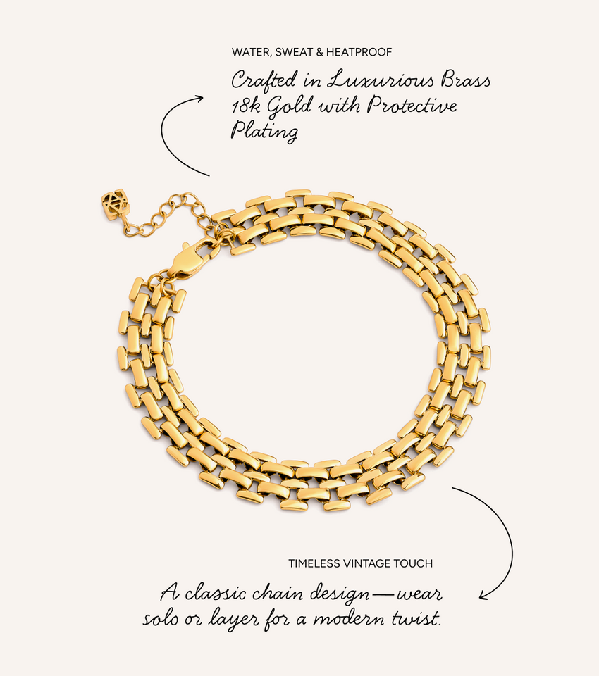 Heritage Chain Bracelet (Gold)