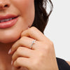 Moon and Back Star Ring (Silver)