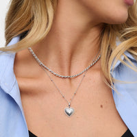 Entwine Heart Pendant (Silver)