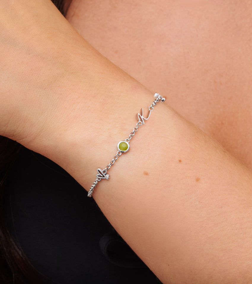 Made Mine Charm Bracelet (Silver)