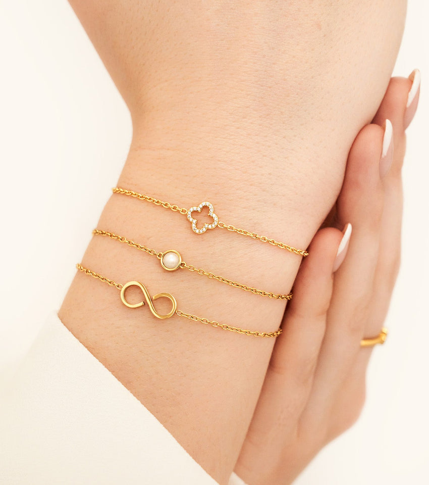 Pearl Bracelet Bundle (Gold)