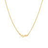 Mini Arabic Name Necklace (Gold)