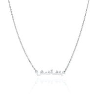 Mini Arabic Name Necklace (Silver)