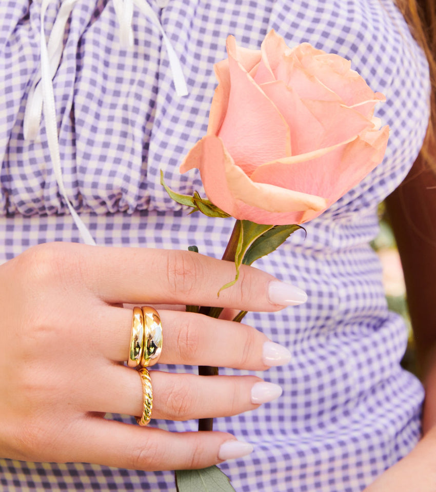 Rope Ring Stack (Gold)