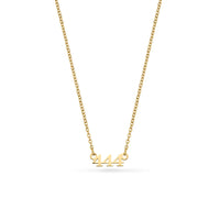 Angel Number Necklace (Gold)