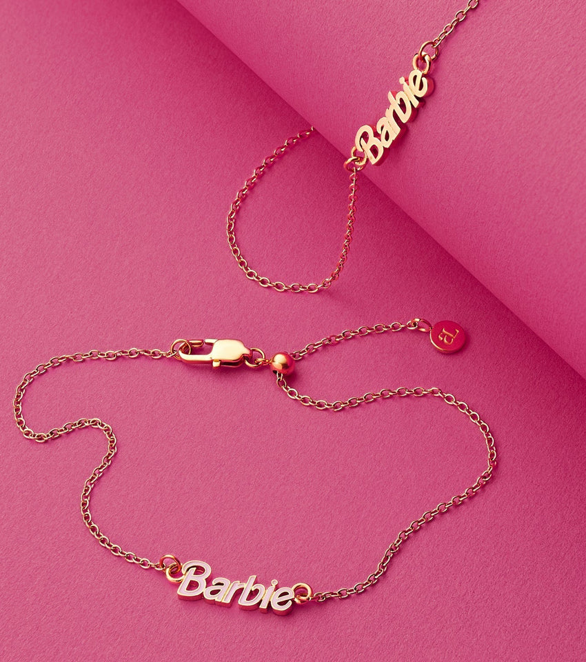 Pink Barbie Bracelet (Gold)