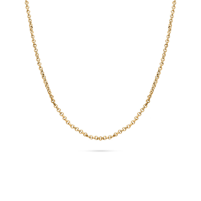 Layering Box Chain Necklace (Gold)