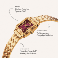 Essence Watch & Crystal Bracelet Set (Gold)