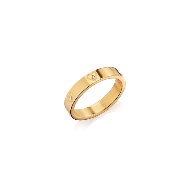 Empreinte Ring, Yellow Gold And Diamonds - Categories
