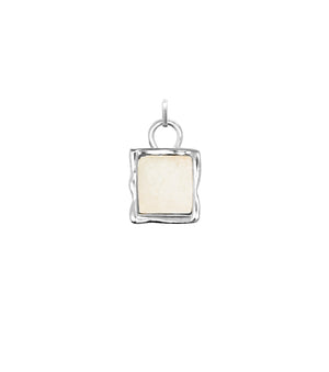Molten Moonstone Charm (Silver)