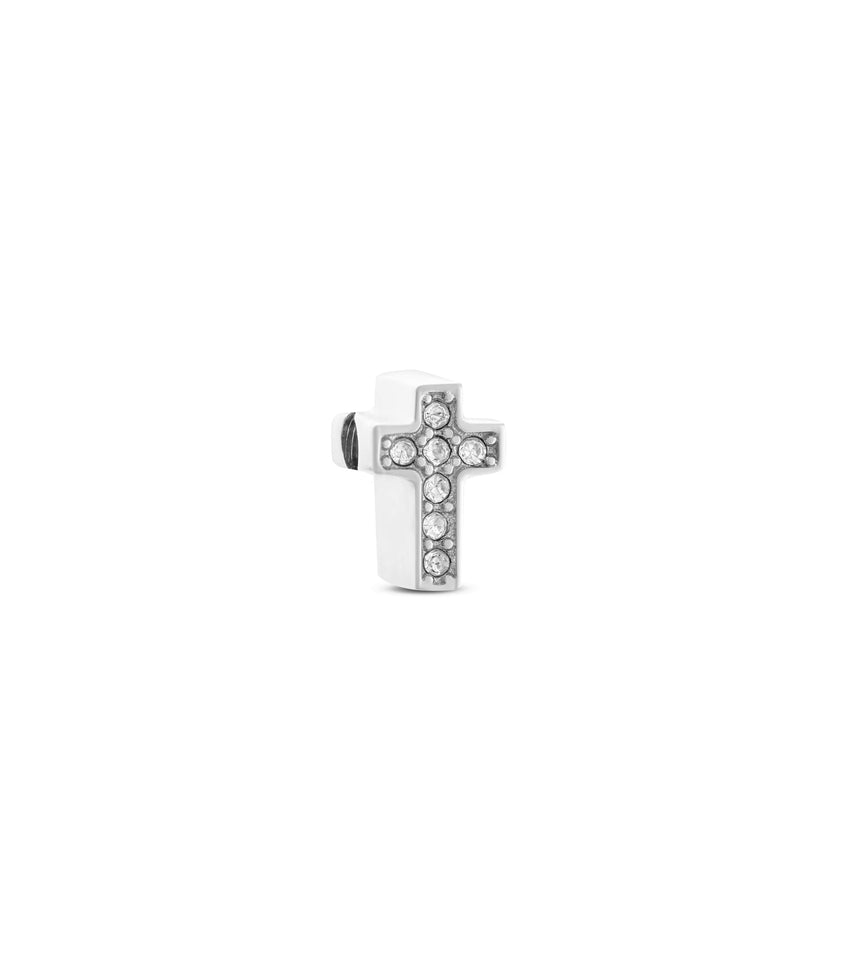 Cross Necklace Charm (Silver)