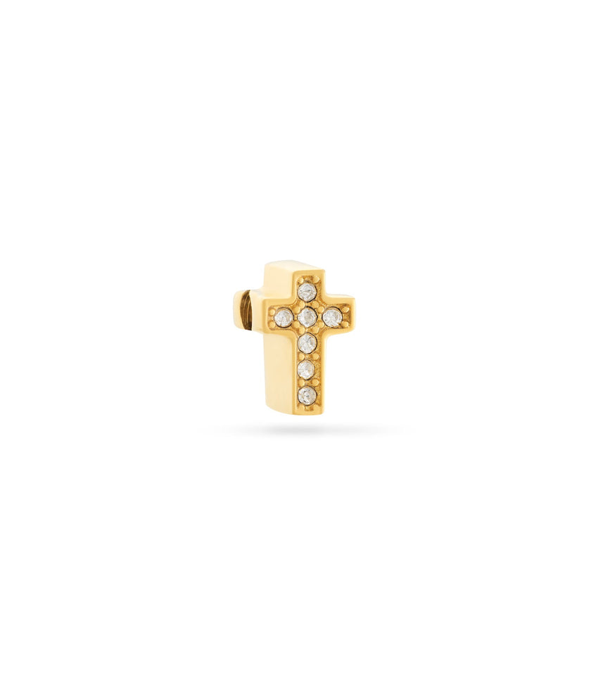 Cross Necklace Charm (Gold)