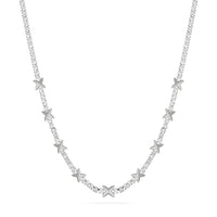 Crystal Charm Builder Necklace (Silver)