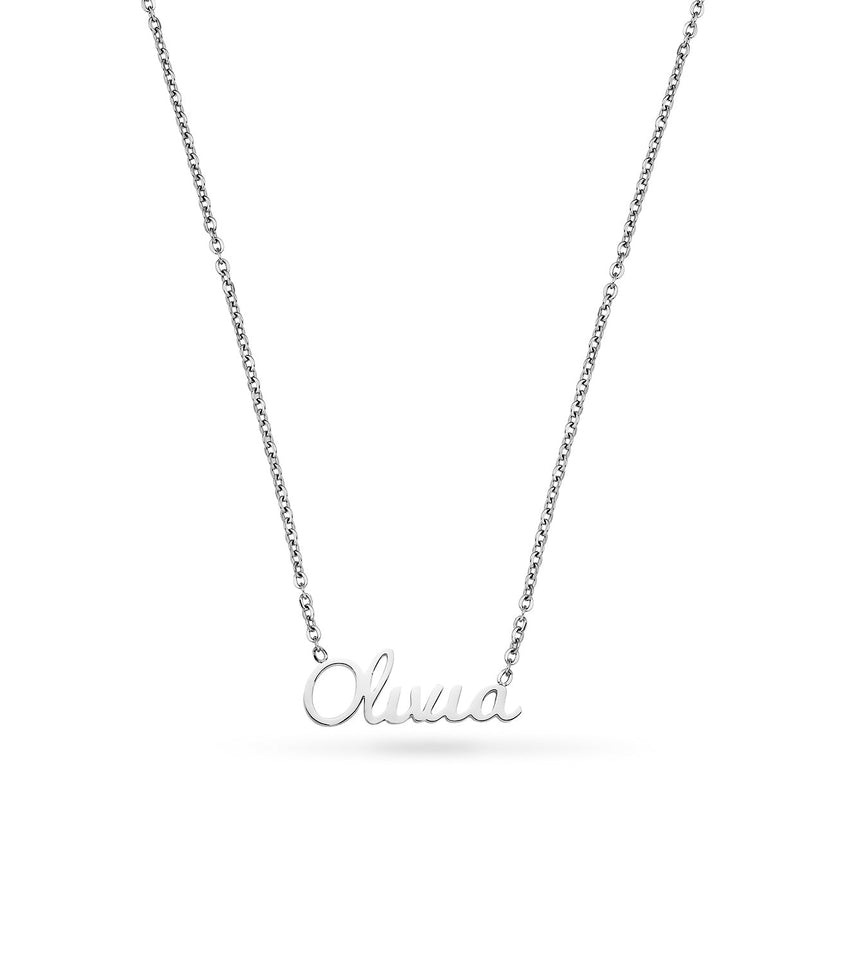 Cursive Name Necklace (Silver)