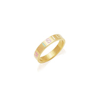 Custom Enamel Ring (Gold)