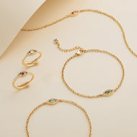 Evil Eye Necklace (Gold)