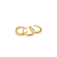 Domed Ring Stack (Gold)