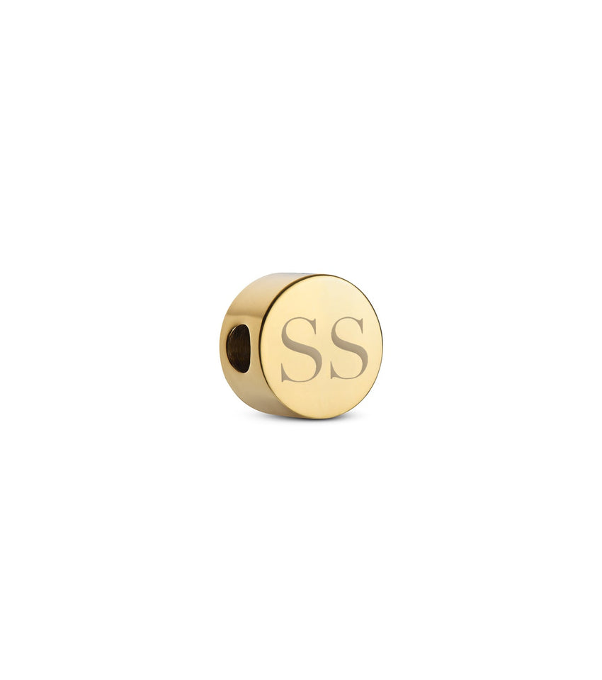 Engravable Bracelet Charm (Gold)