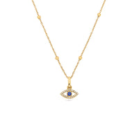 Evil Eye Necklace (Gold)