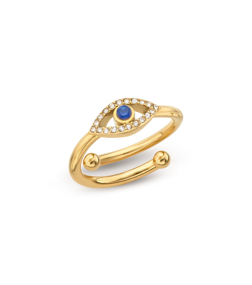 Evil Eye Ring (Gold)