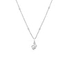 Baby Feet Necklace (Silver)