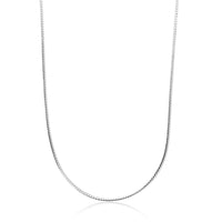 Fine Snake Chain Necklace (Silver)