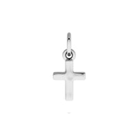 Made Mine Fine Charm - Molten Cross (Silver)