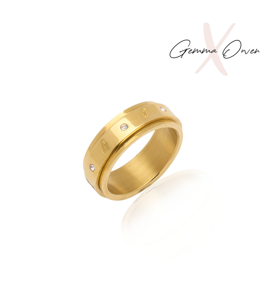 Gemma Owen GXO Fidget Ring (Gold)