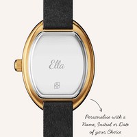 Monroe Black Leather Watch