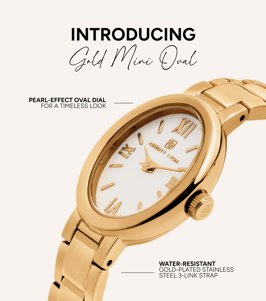 Monroe Oval Watch (Gold)