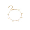 Hanging Disc Anklet (Gold)