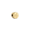 Happy Birthday Bracelet Charm (Gold)