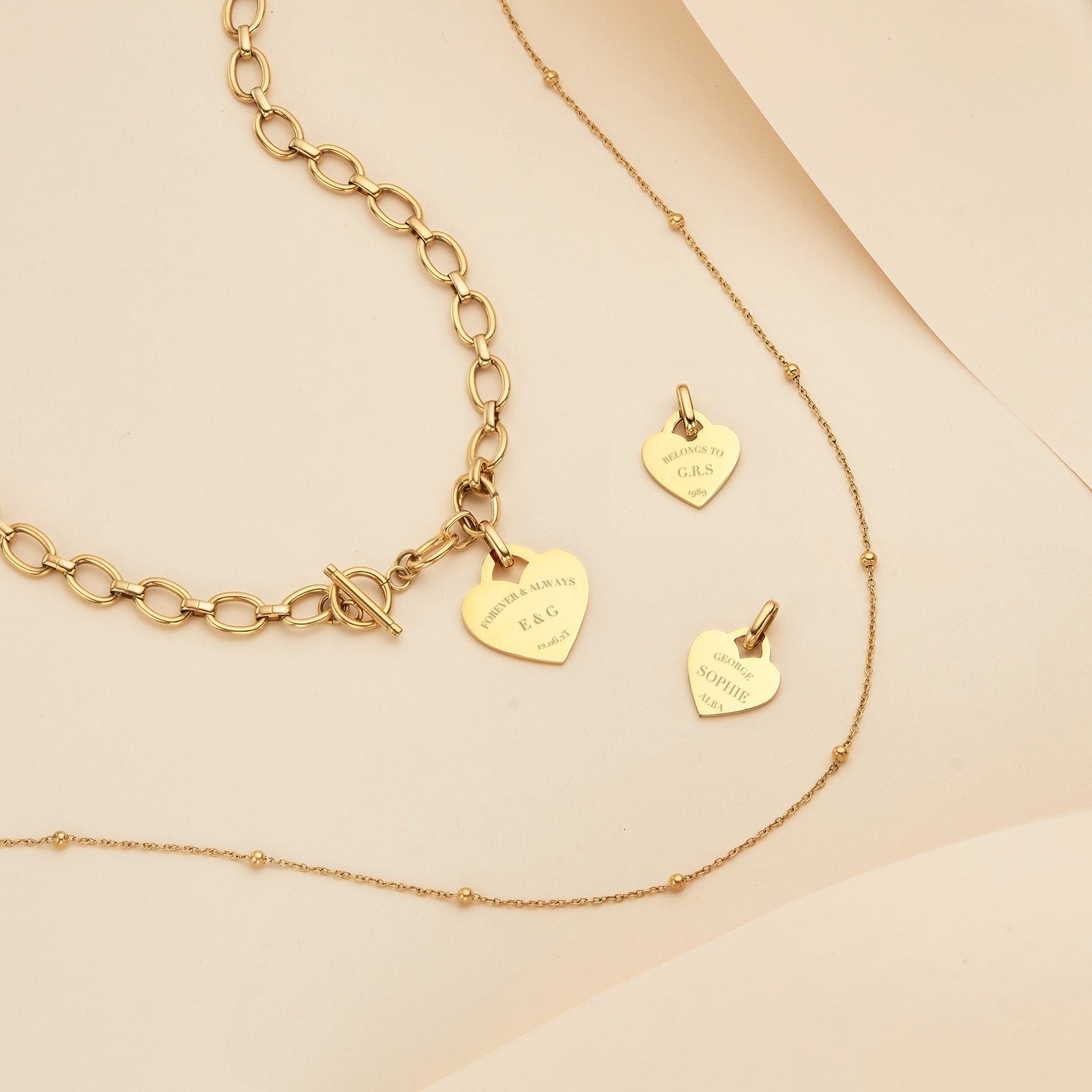 送料税込【Abbott Lyon】Oval Link Chain Necklace☆(3色)国内発 Oval Link Chain Necklace (Silver)