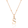 Initial Necklace (Rose Gold)