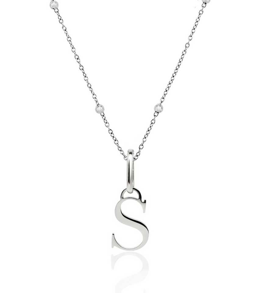 Initial Necklace (Silver)