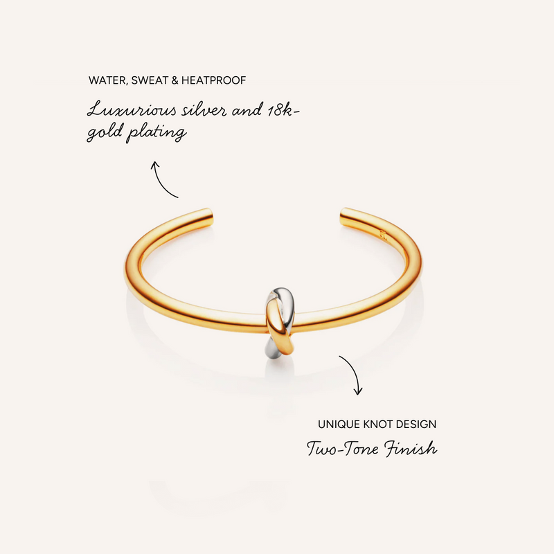 Knot Bangle (Gold/Silver)