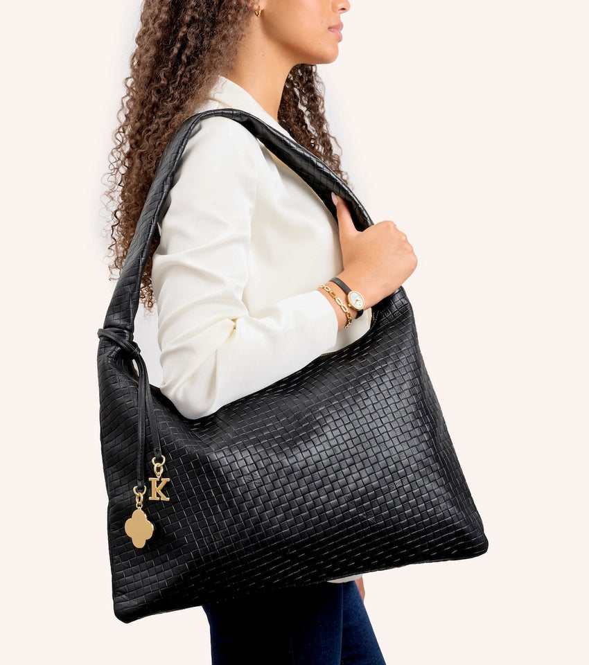Milan Leather Bag (Black)