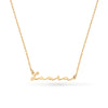 Fine Signature Name Necklace (Gold)