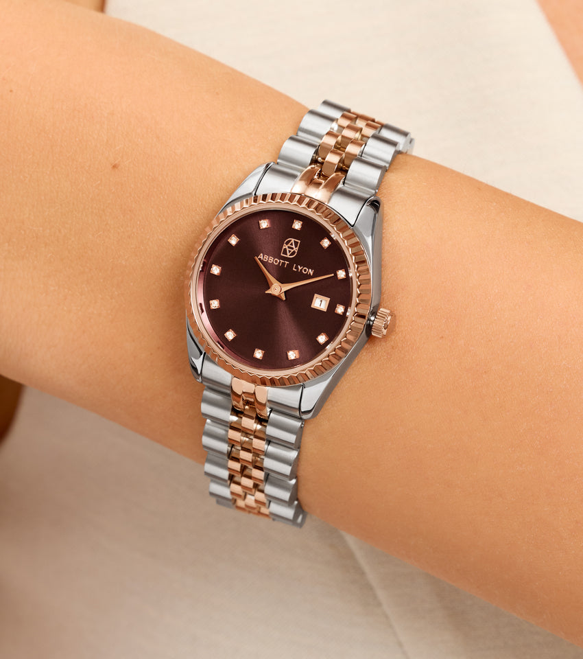 Two Tone Mocha Belgravia 36 Watch