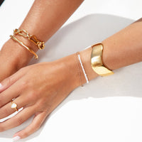 Statement Cuff Bangle (Gold)