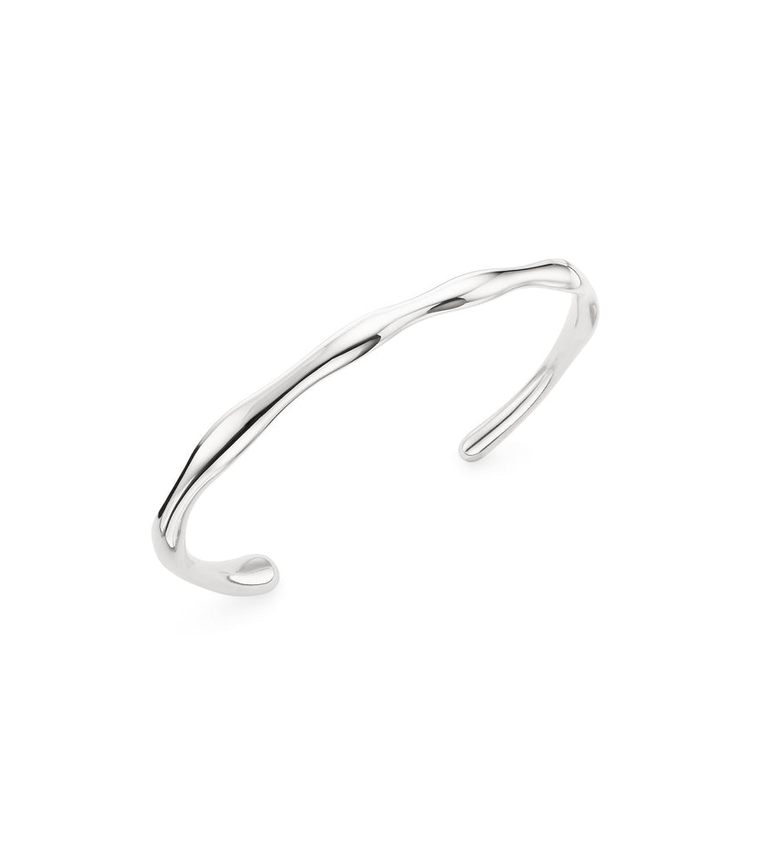 Molten Bangle (Silver)